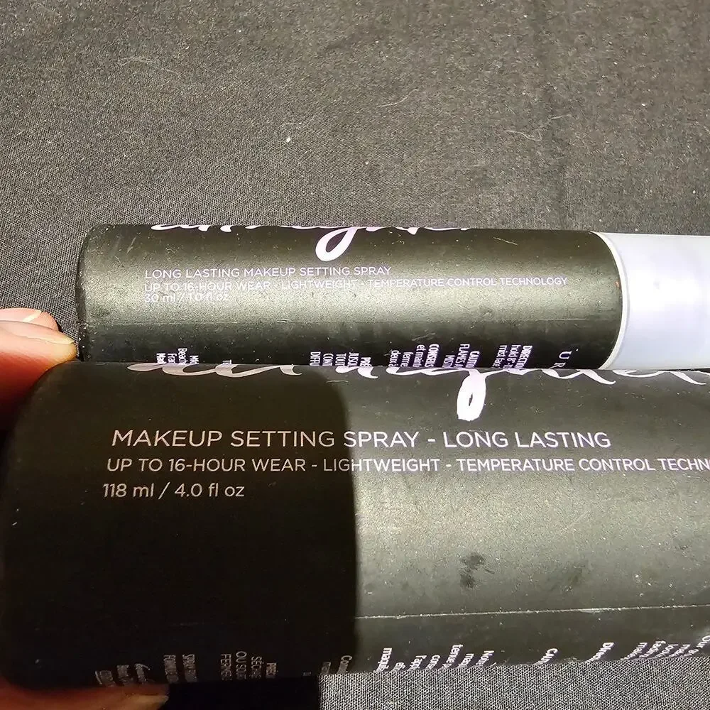 Urban Decay All Nighter Setting Spray Bundle 4oz + 1oz Long Lasting Makeup Spray